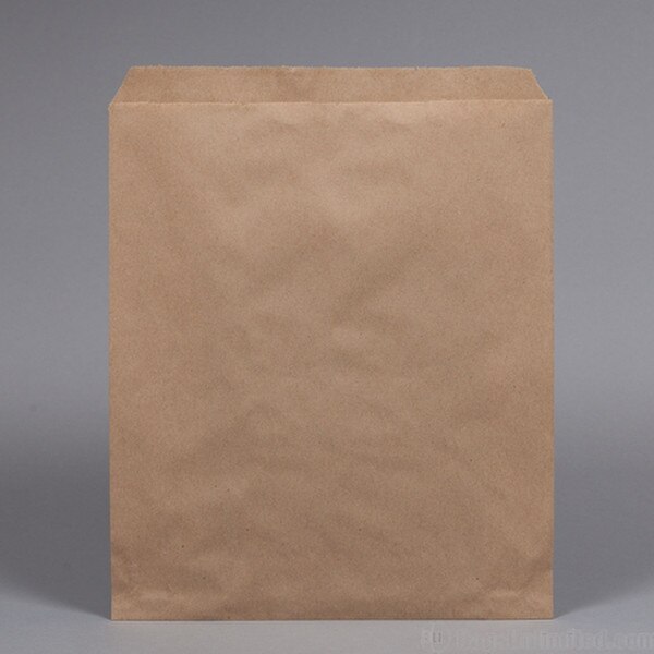 Flat Merchandise Bags. Natural Kraf